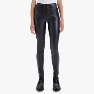Mother Denim Swooner Faux Leather pant